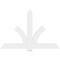 Ekena Millwork Redmond Architectural Grade PVC Gable Bracket, 72"W x 48"H x 2"D x 6"F, 16/12 Pitch GBP072X48X0206RED00 - alternate 5